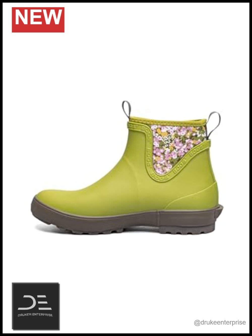Waterproof Pull-On Chelsea Boots with Rubber Upper